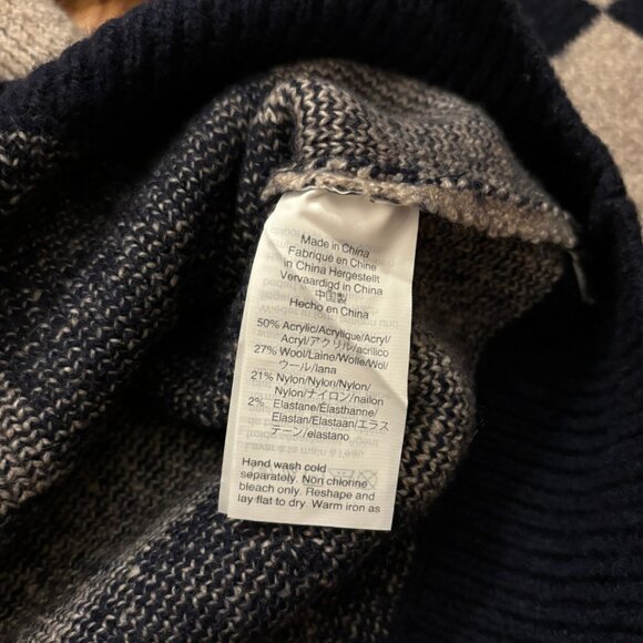 Madewell | Cardiff Checkerboard Crewneck Sweater | XS - Picture 12 of 12